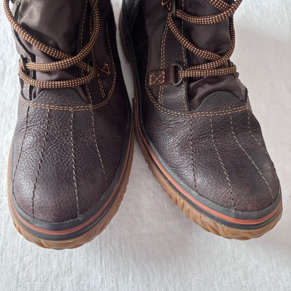 Women’s Pajar Grip Tall Lace Up Water Resistant Lined Snow Boot in Brown Size 9 - Picture 16 of 16